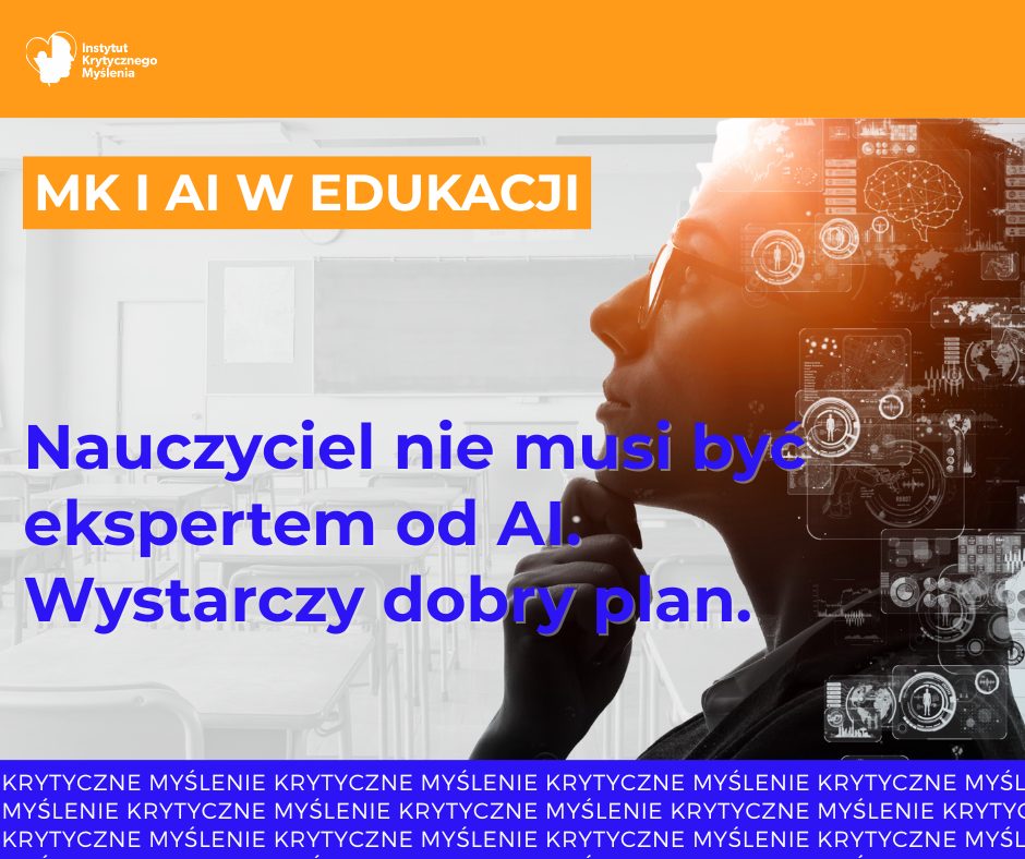 Nauczyciel nie musi być ekspertem od AI. Wystarczy plan na pierwszy tydzień.